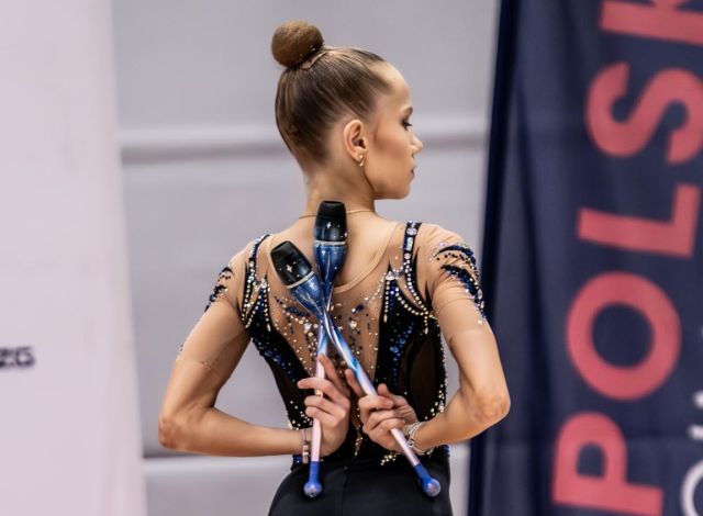 Indywidualne i Drużynowe Mistrzostwa Polski Juniorek w gimnastyce artystycznej! Levkovska Anastasiia