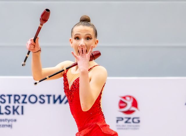 Indywidualne i Drużynowe Mistrzostwa Polski Juniorek w gimnastyce artystycznej! Masłowska Zofia