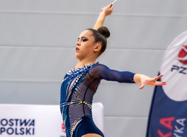 Indywidualne i Drużynowe Mistrzostwa Polski Juniorek w gimnastyce artystycznej!  Nikolenko Kseniia